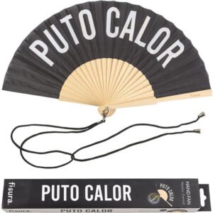 Abanico original con mensaje p*to calor