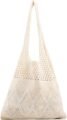 Bolso Bandolera De Hombro Crochet Cremallera