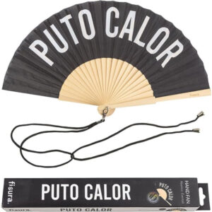 Abanico original con mensaje p*to calor