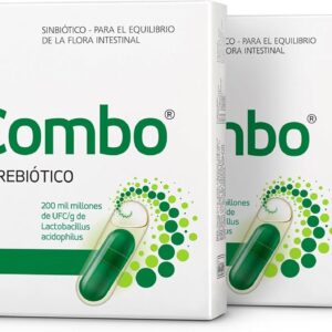 ProCombo Prebiótico y Probiótico para la Salud Intestinal 200 mil millones de UFC